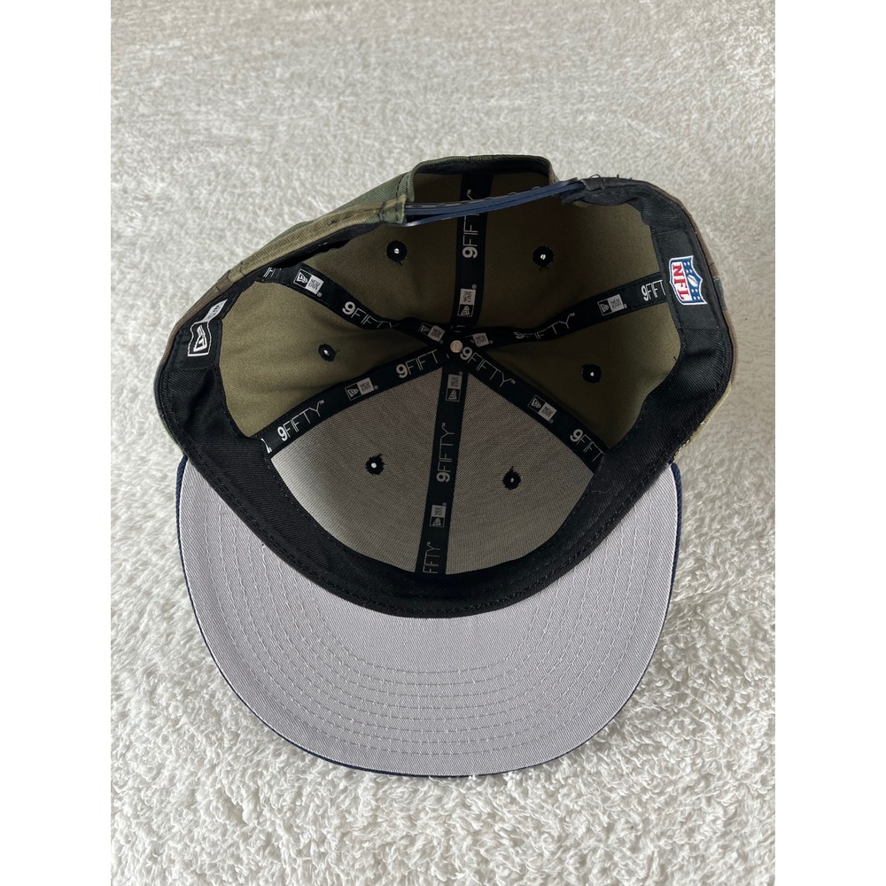 New Era 9FIFTY Dallas Cowboys NFL Salute to Service Camo Snapback Hat Star Logo - Picture 7 of 8